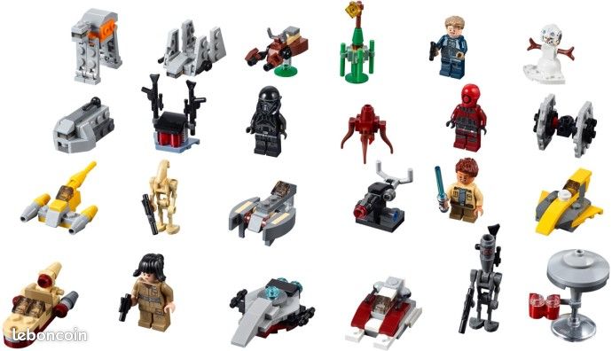 LEGO Star Wars 75213 : calendrier de l'avent Lego Star Wars 2018 (Star Wars Advent Calendar 2018) (image 3)