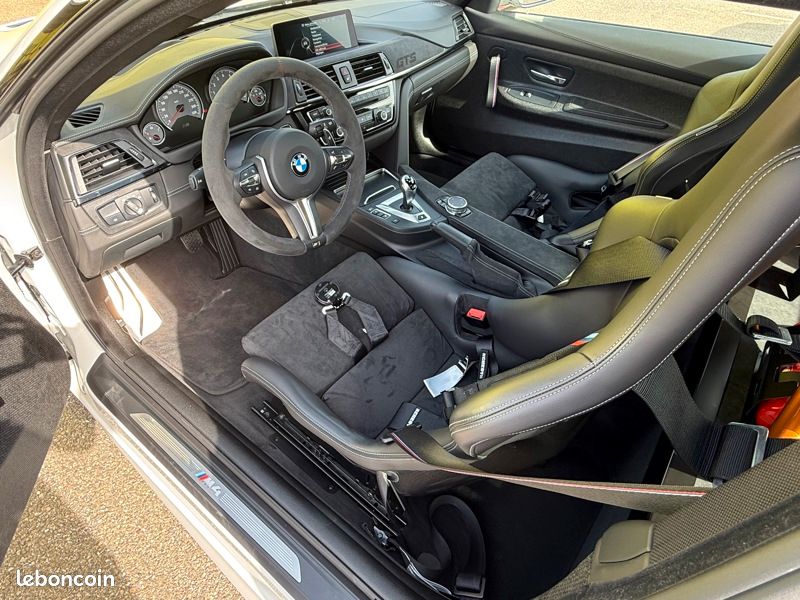 BMW M4 Coupé Série GTS 3.0 500 GPS Radar 1ère main Carbone Régul Clim (image 11)