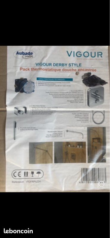 Pack thermostatique douche encastrée (image 2)