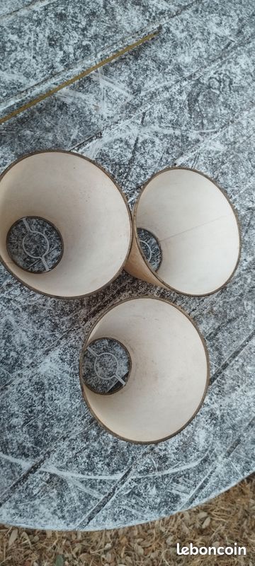 3 petits abat jours anciens (image 4)