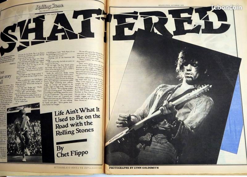 Magazine US ROLLING STONE 11/1978 Stones Tour (image 2)