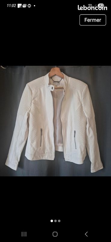 Blouson simili cuir neuf taille 44/XXL (image 1)