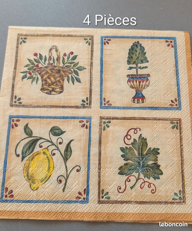 Serviettes papier Provence (image 3)