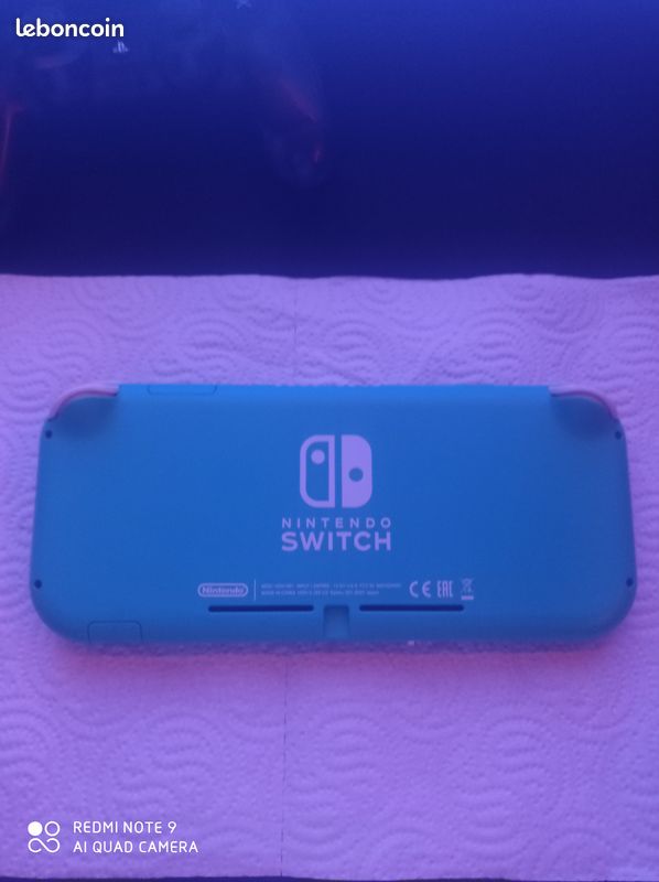 Nintendo Switch lite bleu occasion (image 2)