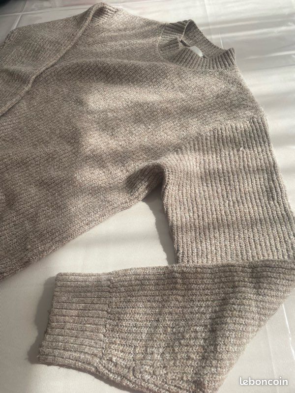 Pull beige H&M (image 3)