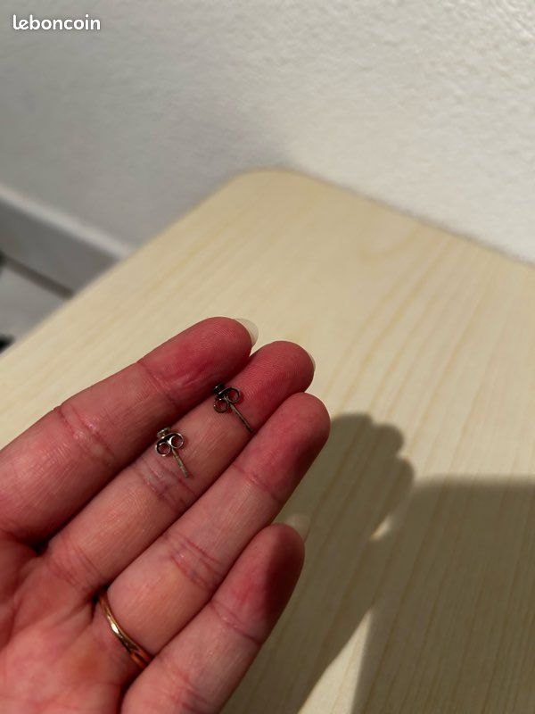 Joli boucle d’oreille pierre de naissance (image 2)