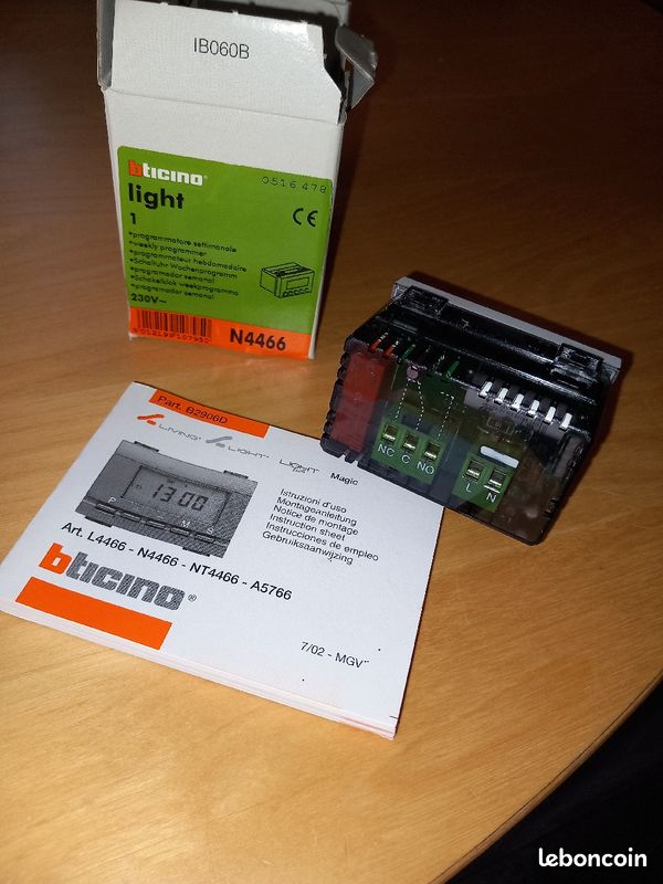 Programmateur hebdomadaire bticino (image 3)