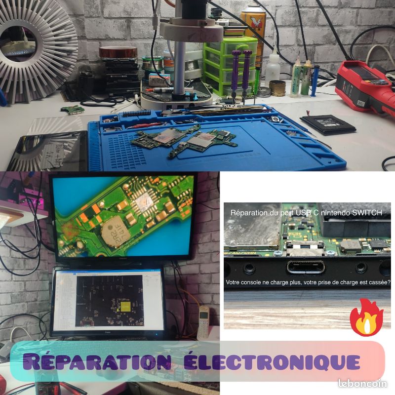 Réparation Nintendo switch/ps5 Services de réparations électroniques
