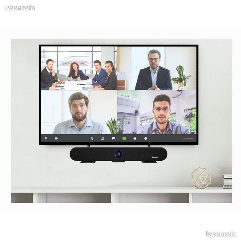 Barre vidéo Lumens MS-10 4K UHD, microphones intégrés (image 2)