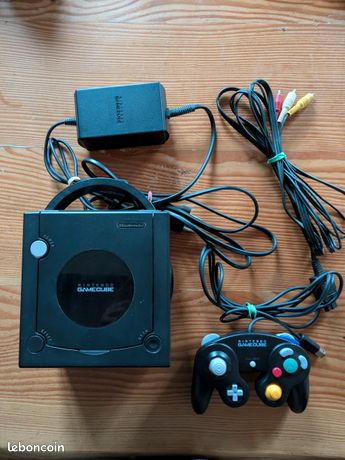 Nintendo GameCube Noire - Édition Mario Kart Double Dash - 8 Jeux Dont Mario Smash - Occasion