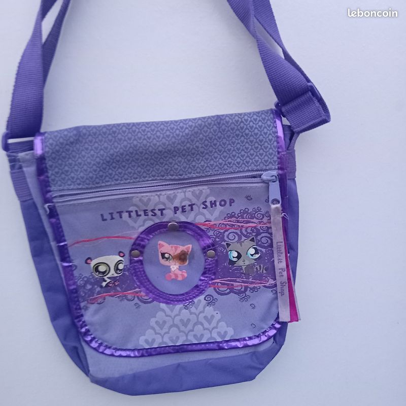 Grand Sac à Dos Littlest Petshop - Bleu Polyester, Neuf Avec étiquettes