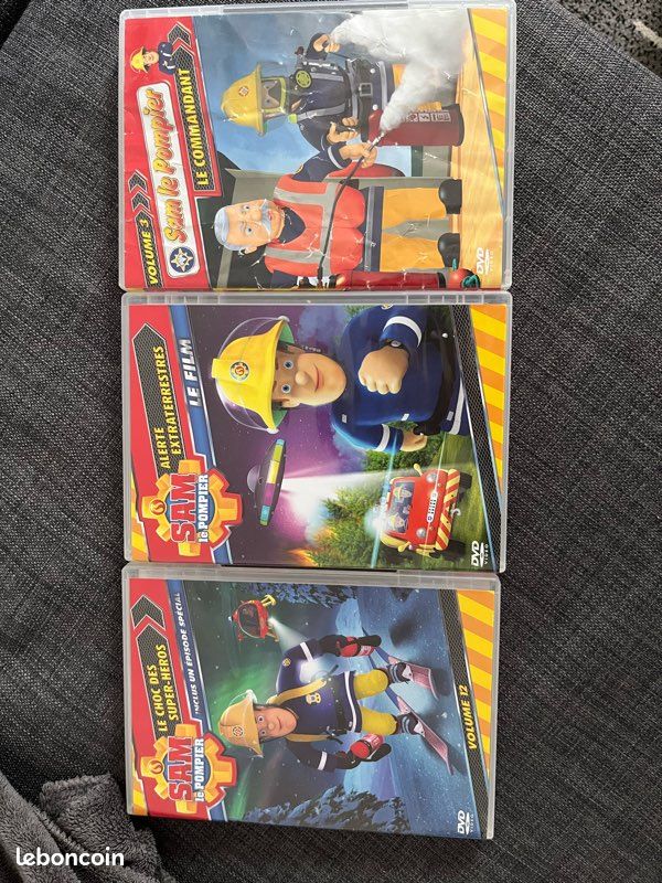 3 DVD enfants Sam le pompier (image 1)