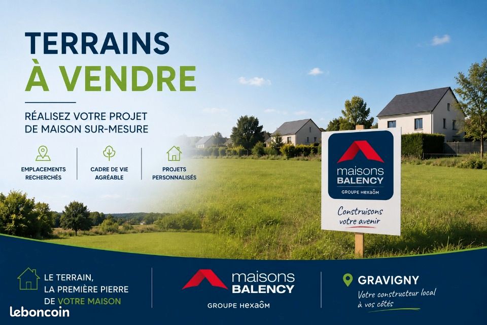Terrain 1 000 m² Tourny · à Vexin-sur-Epte · 69 500 €