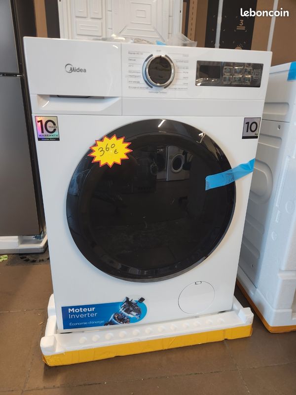 Lave-linge 10kg garantie 7ans (image 1)