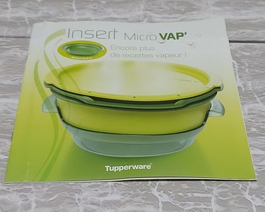 fiche technique micro vap tupperware MICRO VAP TUPPERWARE INSERT CUIT VAPEUR MICRO ONDES NEUF main image 0
