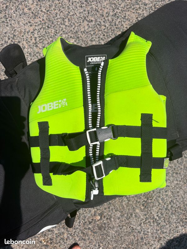 Gilet en néoprène Jobe Youth Lime Green 6 ans (image 1)