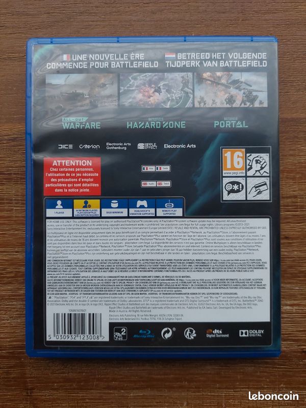 Battlefield 2042 PS4 Version Française NEUF - Jeu FPS Multijoueur Pegi 18 - Sortie 2021
