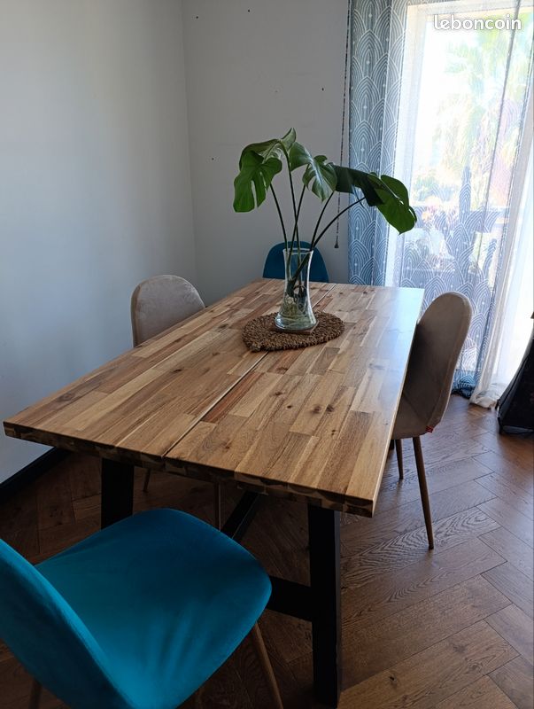 Table a manger 6pers acacia Ikea (image 5)