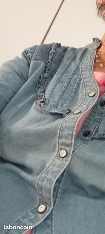 Chemise femme en jean (image 3)