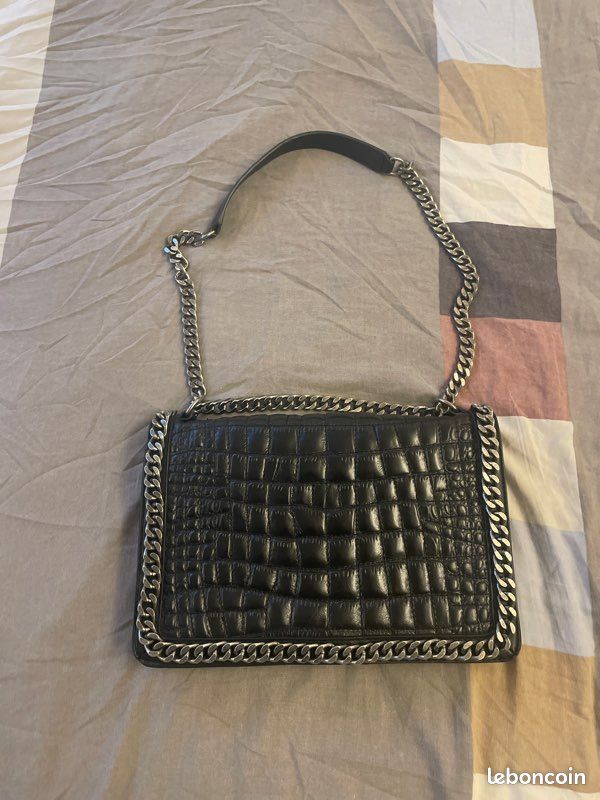 Sac rock effet crocodile Zara women (image 1)