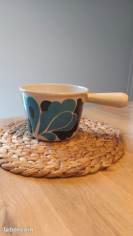 Le Creuset, (Fondue) Topf, Pfanne, Vintage, Orange | Acheter sur
