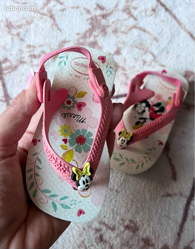 Tongs sandales Havaianas Minnie bébé Chaussures