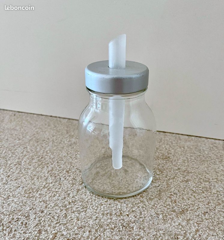 Sucrier doseur design 220 ml en verre (image 2)