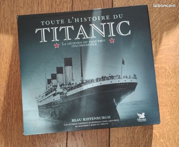 Superbe livre, en coffret collector Titanic, toute l'histoire du Titanic par Beau Riffenburg (image 1)