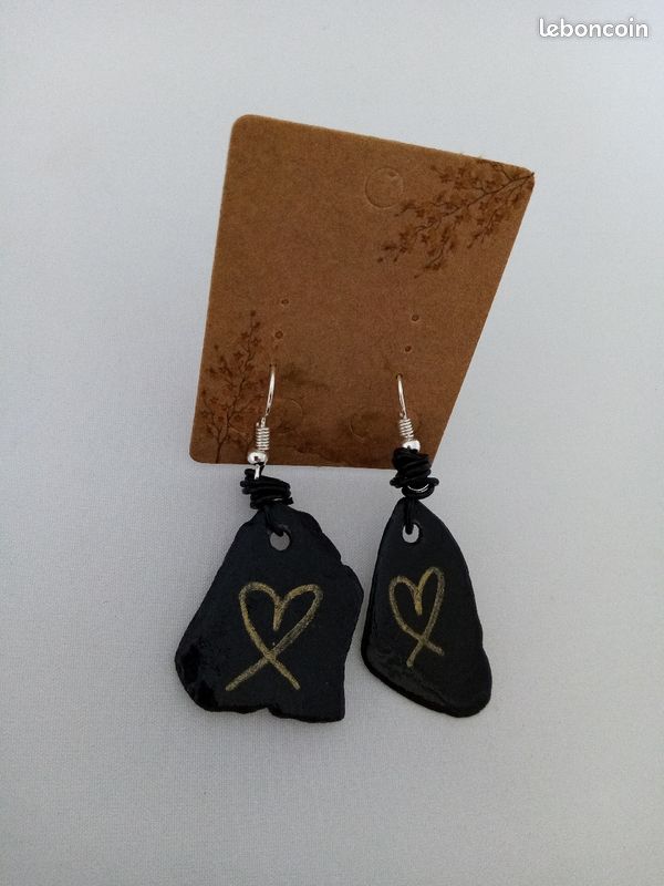 🌺Boucles d'oreilles fantaisie création artisanale (image 2)