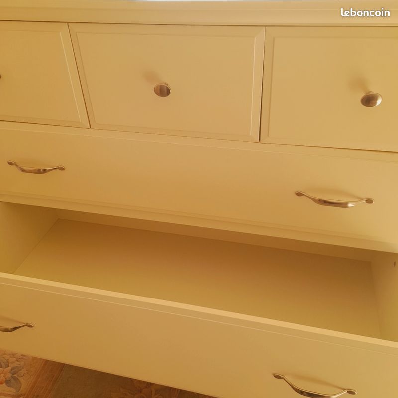 Grande commode 6 toiroirs 112 cm d'hauteur (image 2)