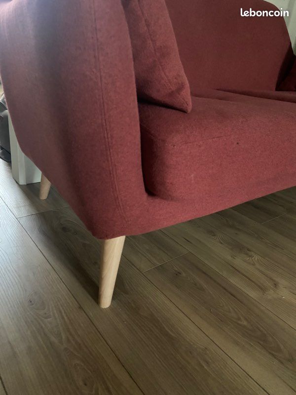 Canapé rouge alv (image 3)