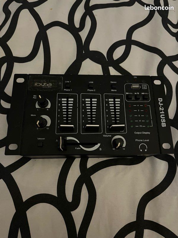 Table de mixage Ibiza DJ-21USB (image 1)