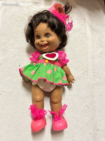 VTG 90s Galoob So Funny Natalie Baby Face Doll #5 Original Box