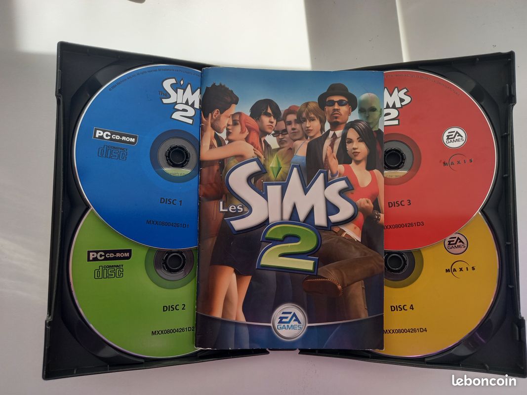 Jeu PC de 4 CD, les Sims 2 (image 2)