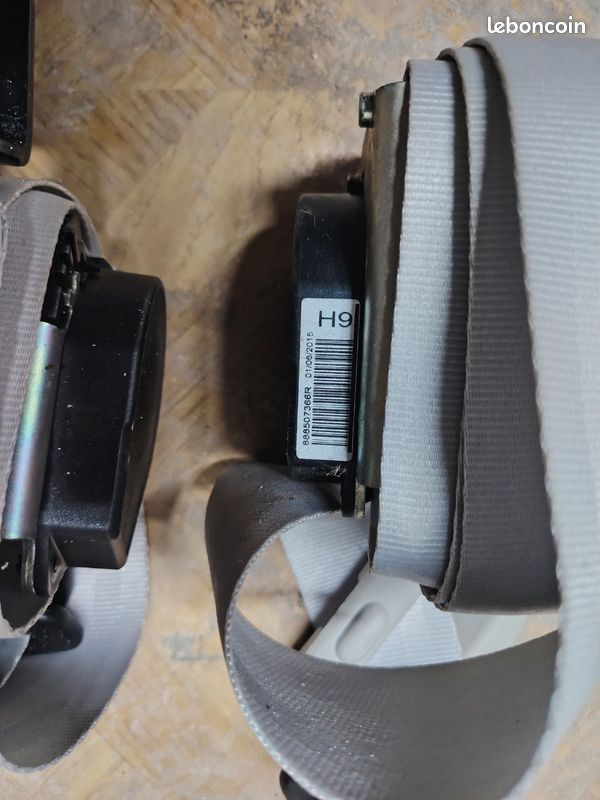 Ceinture Arrière Centrale 3ème Ligne Pour Renault Grand Scenic 4 - Occasion, Bon état