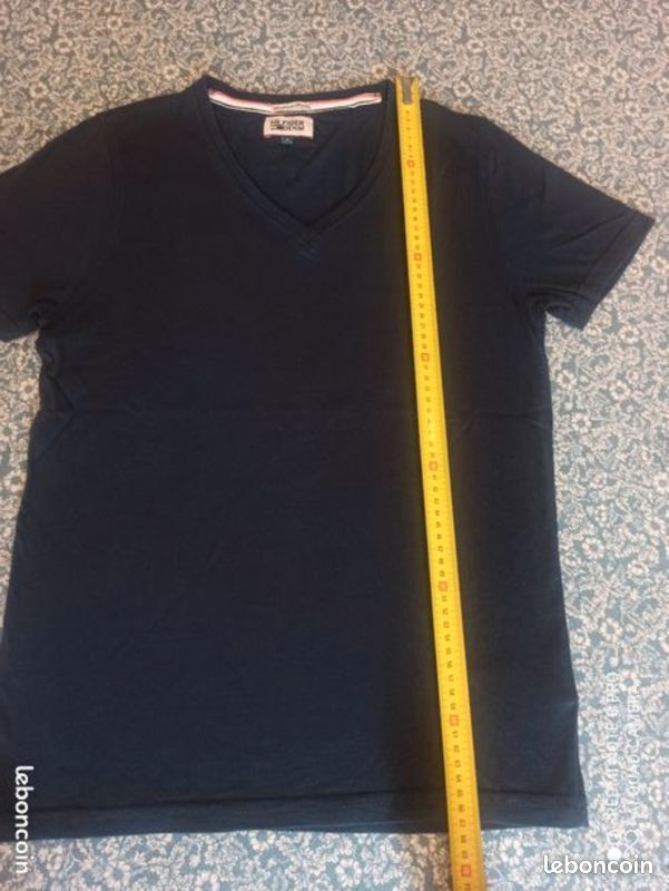 Tee-shirt Marine, col V, T S, Tommy Hilfiger (image 2)