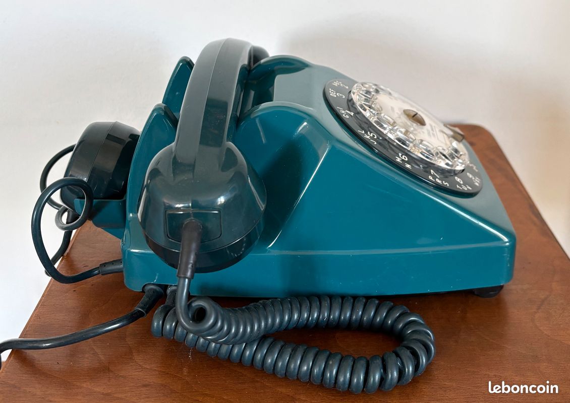 Ancien Téléphone S63 à Cadran – Belle Pièce De Collection Vintage état Correct