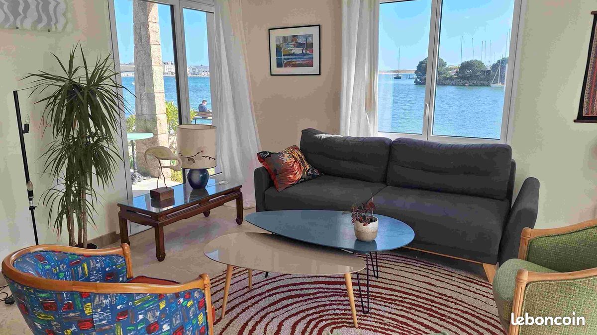 Vue mer Ria Etel appartement RDC très lumineux dans maison familiale (image 5)