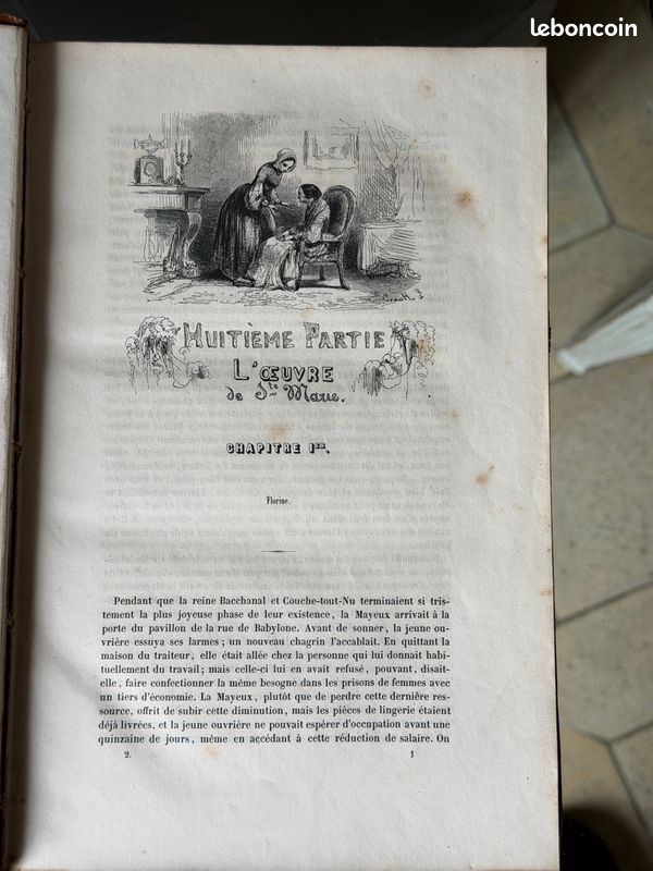 Eugène Süe, Le Juif errant, 3 vols. 1846, copieusement illustré (image 16)