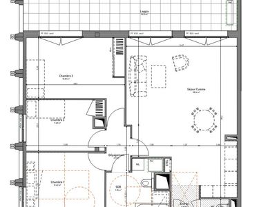 Appartement 552 000 € - 89 m²