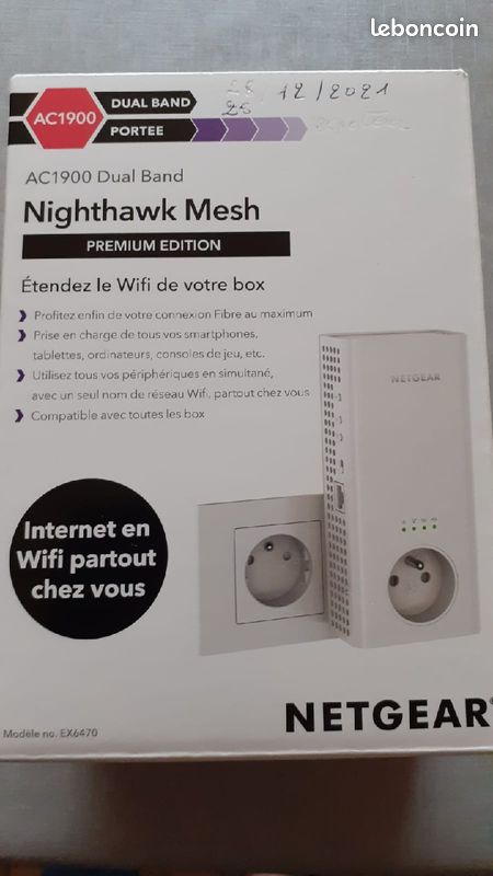 Repeteur wifi Netgear AC 1900 nighthawk mesh (image 3)