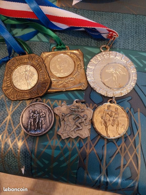 Lot de 6 médailles en bronze Columbia séries (USA - 006