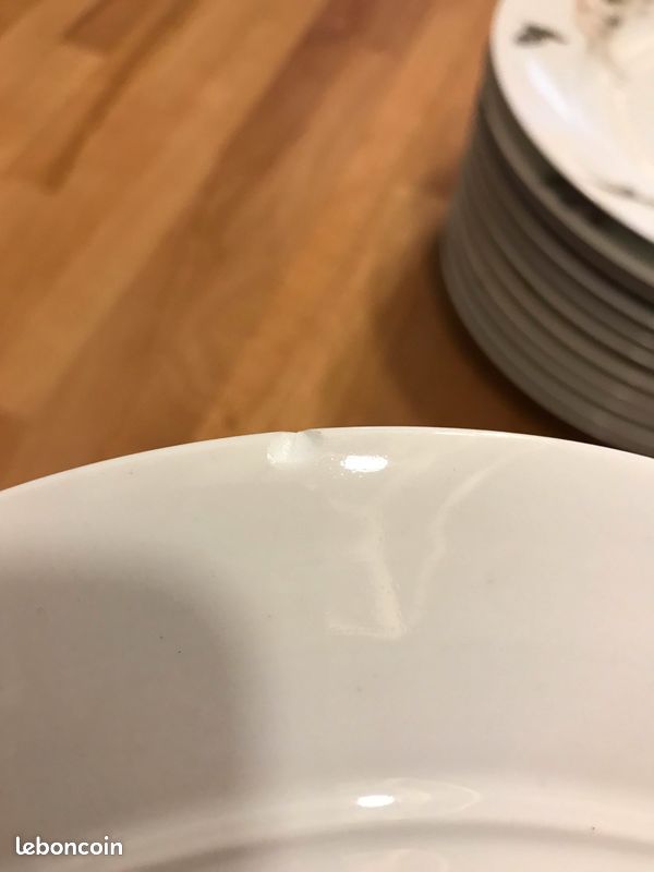 Partie de service porcelaine XIXe Limoges Haviland (image 8)