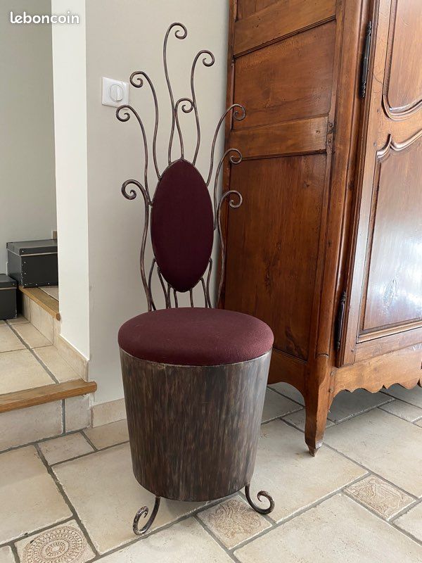 Fauteuil fer forgé (image 1)