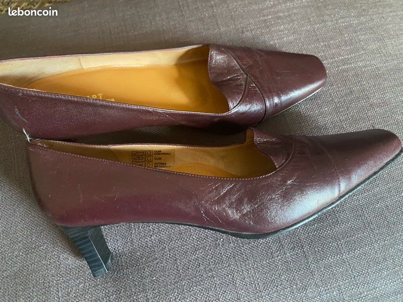Escarpins Tissage Satiné Violet Damart Femme - 2311084-violet