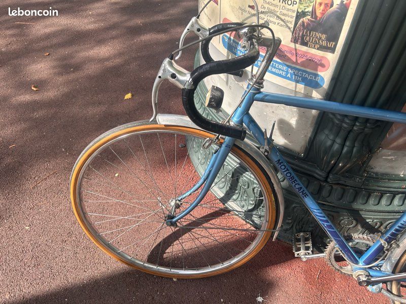 Motobecane Bleu Velo Vintage Motobecane Vélo Motobecane Vintage