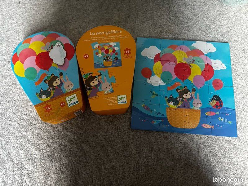 Puzzle djeco la montgolfière (image 1)