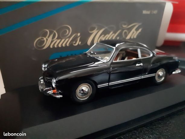 Minichamps 1:24 Volkswagen VW Karmann Ghia année Convertible 1970 noir 241245016 modèle voiture