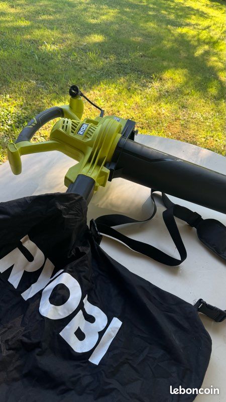 Aspirateur Souffleur Broyeur Ryobi 3000W – Très bon état (avec boîte) (image 10)
