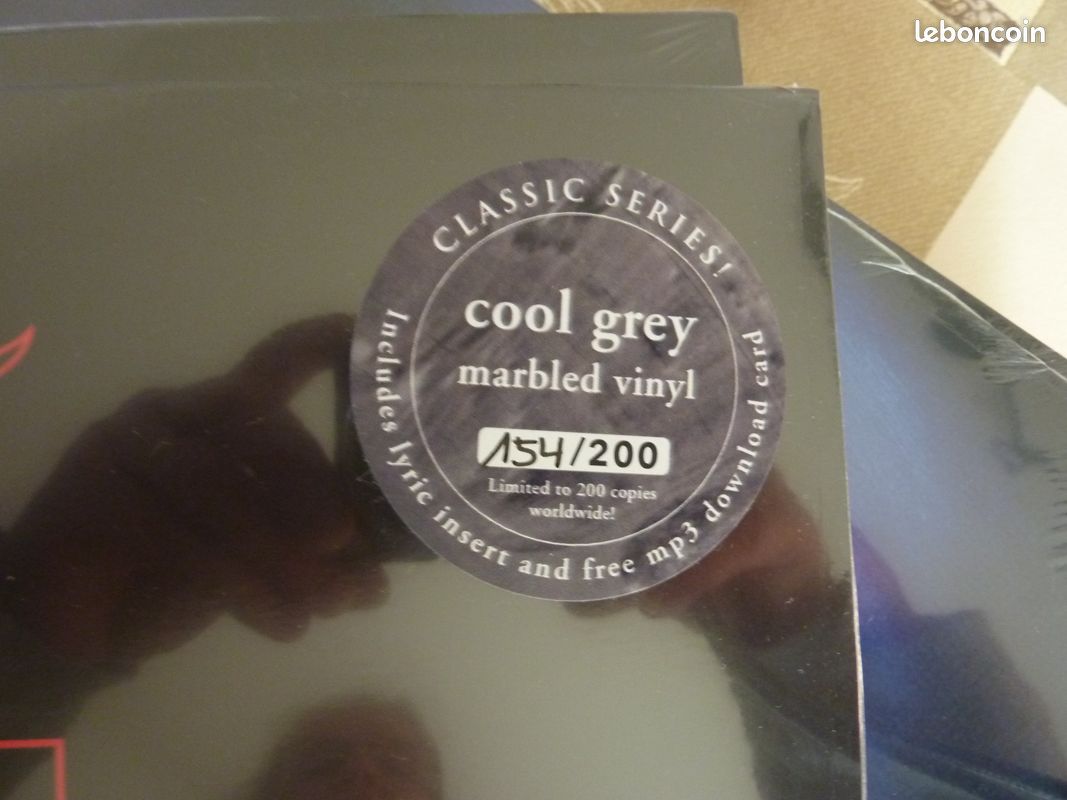 King Diamond "In Concert 1987 - Abigail". Vinyle Cool Grey marbled. LP num 200 ex (image 2)